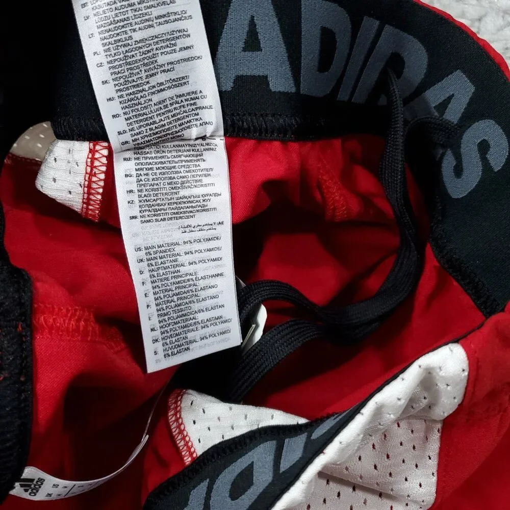 Adidas Woven A1 Stock Red White GG7411 Football Pants Men's Size Medium NO Pads
